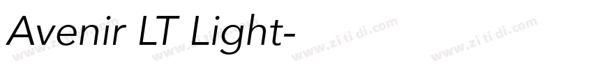 Avenir LT Light字体转换 Avenir LT Light字体转换